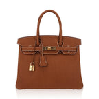 Birkin 30 Bag Barenia Faubourg Leather with Gold Hardware