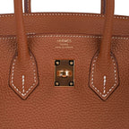Birkin 25 Bag Gold Togo Leather with Gold Hardware