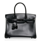 Birkin 30 Bag So Black Limited Edition Box Leather