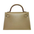 Kelly Sellier Craie and Trench Epsom Brushed Palladium Hardware