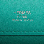 Kelly Cut Vert Verone Clutch Bag Swift Palladium
