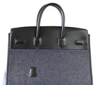 Birkin 35 Bag Rare Limited Edition Denim Shadow