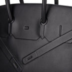 Shadow Birkin 35 Bag Limited Edition Black Swift Leather New