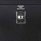 Kelly 25 Bag Black Togo Palladium Hardware (Retourne)