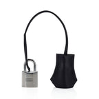 Kelly 25 Sellier Bag Quadrille Black & White Viking Toile Swift Leather with Palladium Hardware