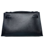 Kelly Pochette Noir Madame Gold Hardware