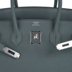 Birkin 35 Bag Vert Amande Togo Leather with Palladium Hardware